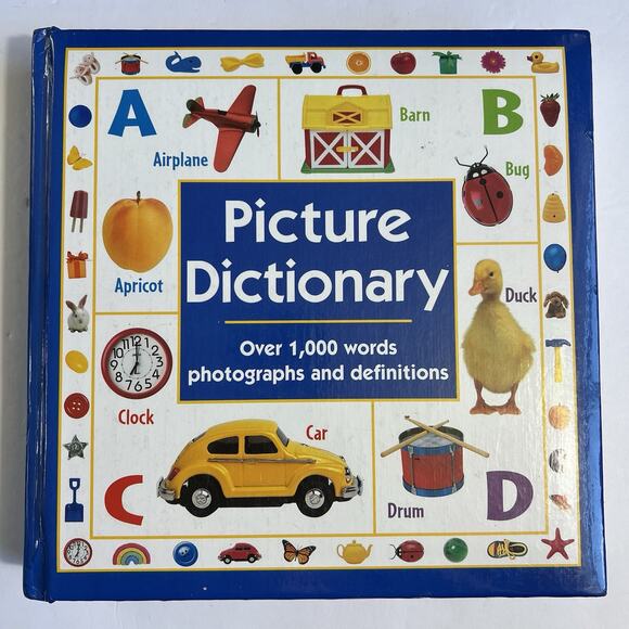 Picture Dictionary Over 1000 Words Photographs and Definitions Childrens Book - Picture 1 of 9